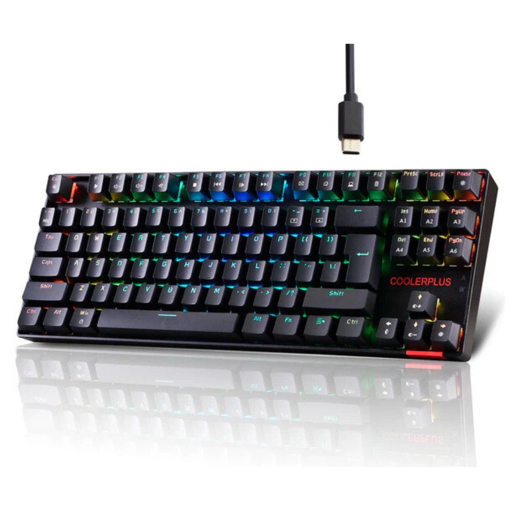 COOLERPLUS CPK-M450 RGB Mechanical Gaming Keyboard With 87 Keys