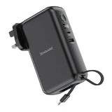 Baseus PicoGo AM61 Qi2.2 Magnetic Power Bank with Built in Cable 10000mAh 45W Cosmic Black Advanced Series