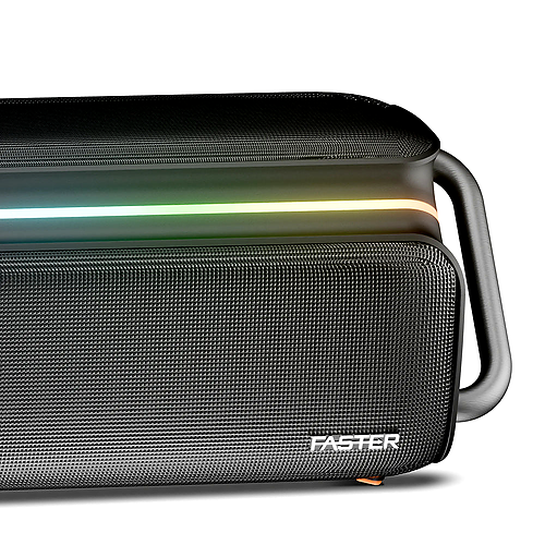 Faster X400 Bash Beat Speaker – 120W RMS Audio, 8000mAh Battery, TWS Support