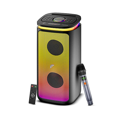 Faster X500 Bash Beat Speaker – 30W Audio, Dual 4-Inch Woofers, 4500mAh Battery