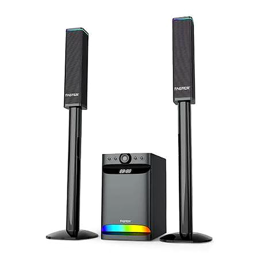 Faster XB 8000 Multimedia Speaker – 90W Audio, 8-Inch Subwoofer, LED Display