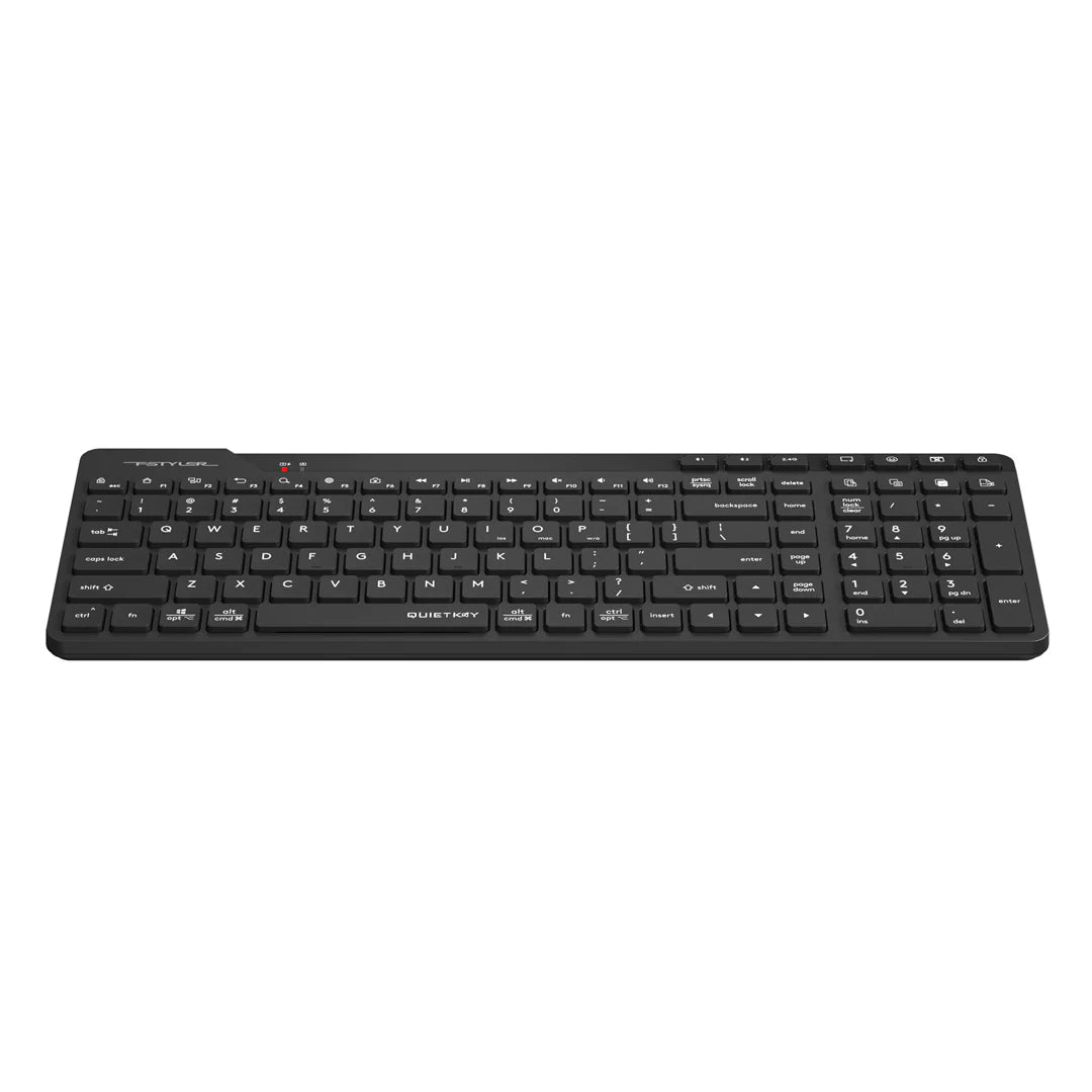 A4Tech FBK27C-AS Black Fstyler Compact BT2.4GHZ Rechargable Keyboard