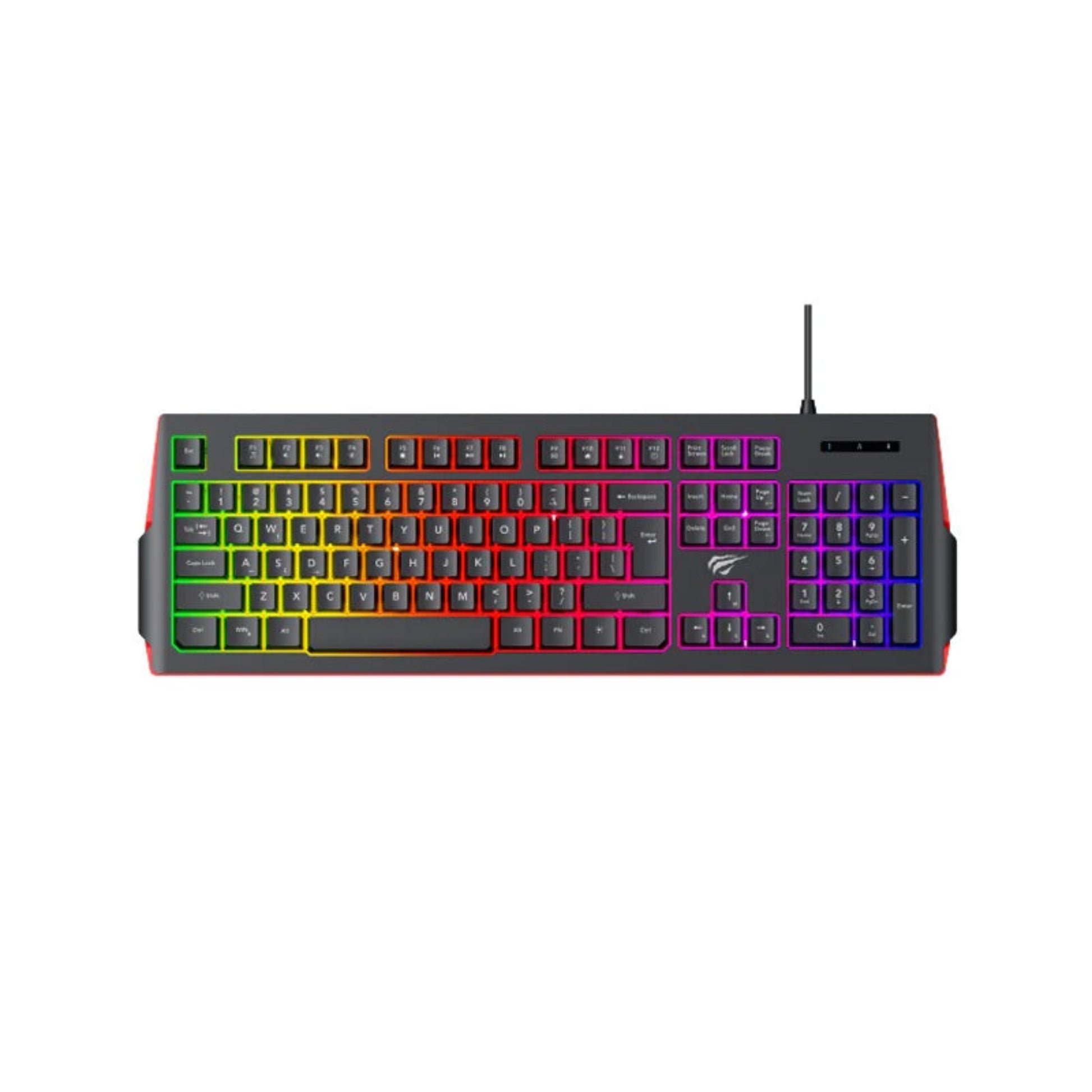 Havit KB866L RGB Membrane Gaming Keyboard Best Price in Pakistan | dynsol.pk