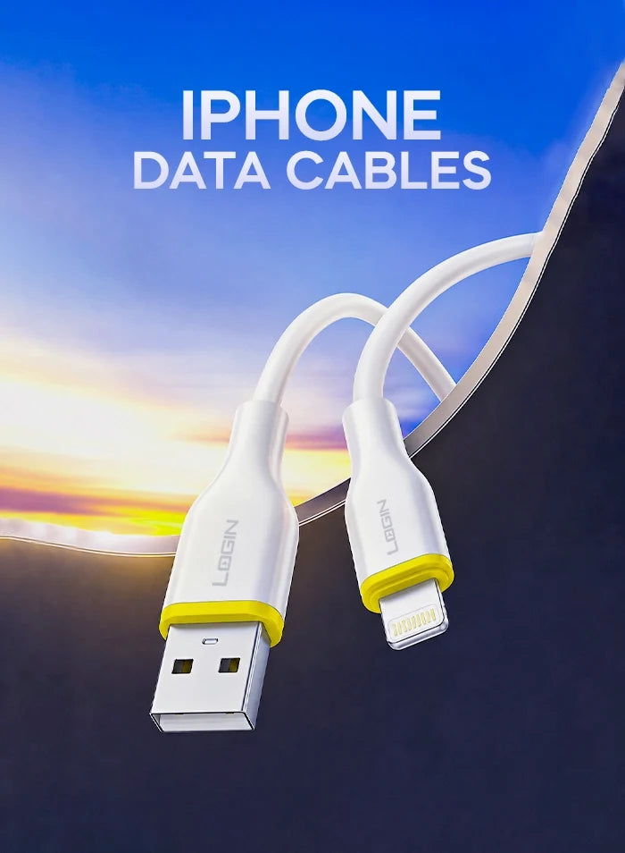 Login L-901 Oriv iOS Cable with Reinforced Connectors & Fast Charging Support