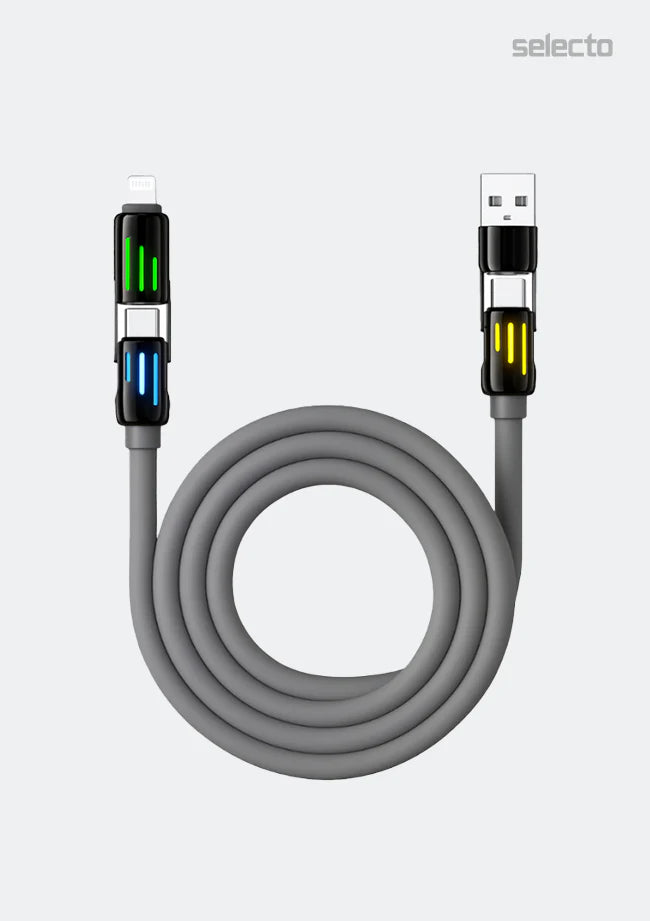 Infinix Cable XDT15 4-in-1 fast charging multi-connector data cable