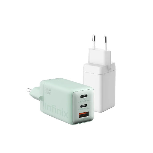 Infinix XDC95 68W GaN Charger Set with 100W Type-C Braided Cable
