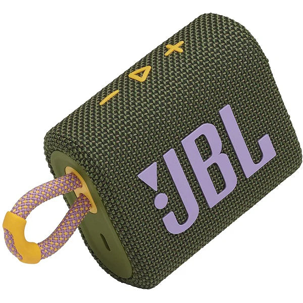 Jbl Go 3 Portable Speaker with Bluetooth Built in Battery Waterproof and Dustproof Feature