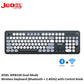 JEDEL WKB104 keyboard featuring Bluetooth and 2.4GHz dual-mode wireless connectivity