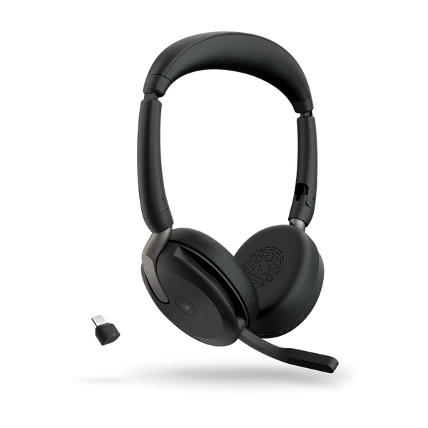 Jabra Evolve2 65 Flex Wireless Stereo Headset with Bluetooth, Noise‑Cancelling Price in Pakistan | Dynsol.pk - dynsol