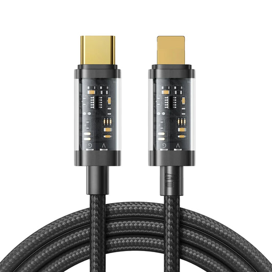 Joyroom S-CL020A12 Type-C to Lightning 20W Data Cable 1.2M Transparent Nylon – Best Price in Pakistan | dynsol.pk - dynsol