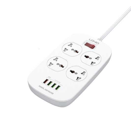 LDNIO SC4407 4 AC Outlets Universal Power Strip - dynsol