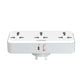 LDNIO SC3317 2500W Universal Power Strip (180° Plug)