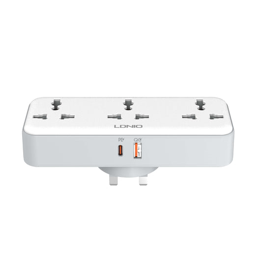 LDNIO SC3317 2500W Universal Power Strip (180° Plug)