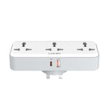 LDNIO SC3317 2500W Universal Power Strip (180° Plug)