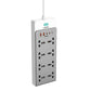 LDNIO SC4 13-in-1 GaN 65W Power Strip Desktop Charging Station, 2500W AC, USB-C PD Fast Charging | dynsol.pk