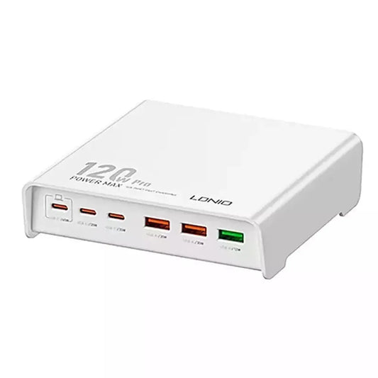 LDNIO 120W Multi‑ports Desktop Charging Station Q605 | Best Price in Pakistan | dynsol.pk - dynsol