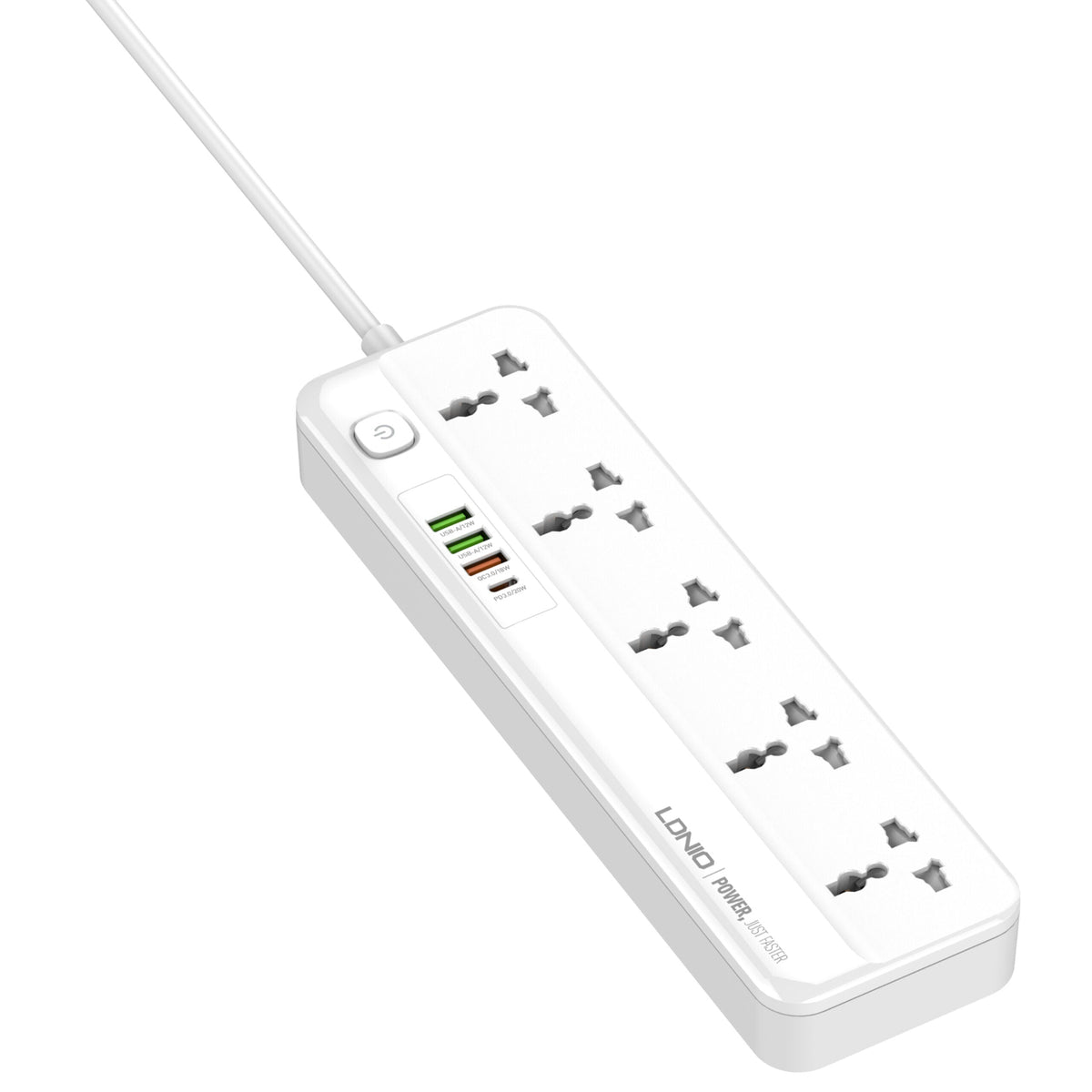LDNIO Outlets Universal Power Strip SC5415 | Best Price in Pakistan | dynsol.pk