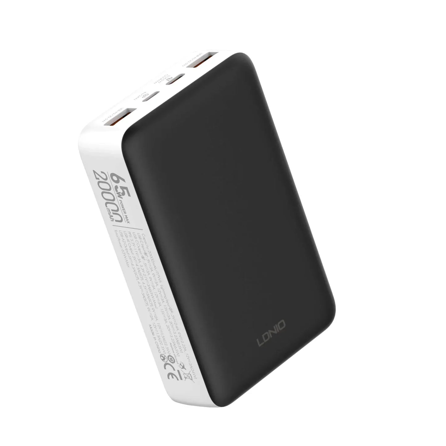 LDNIO PQ27 20000mAh 65W Fast Charging Power Bank – Best Price in Pakistan | Dynsol.pk - dynsol