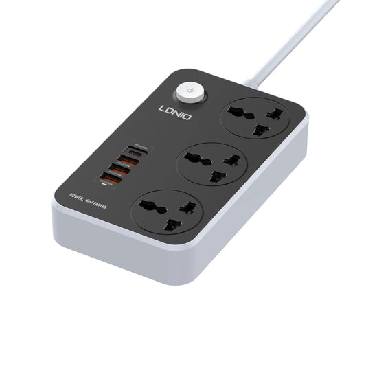 LDNIO SC3412 Fast Charging Power Extension With 20W USB-C PD Port | Best Price in Pakistan | dynsol.pk - dynsol