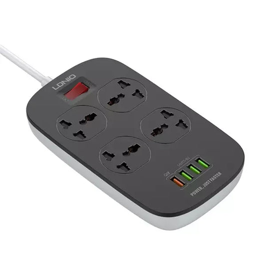 LDNIO SC4407 4 AC Outlets Universal Power Strip - dynsol
