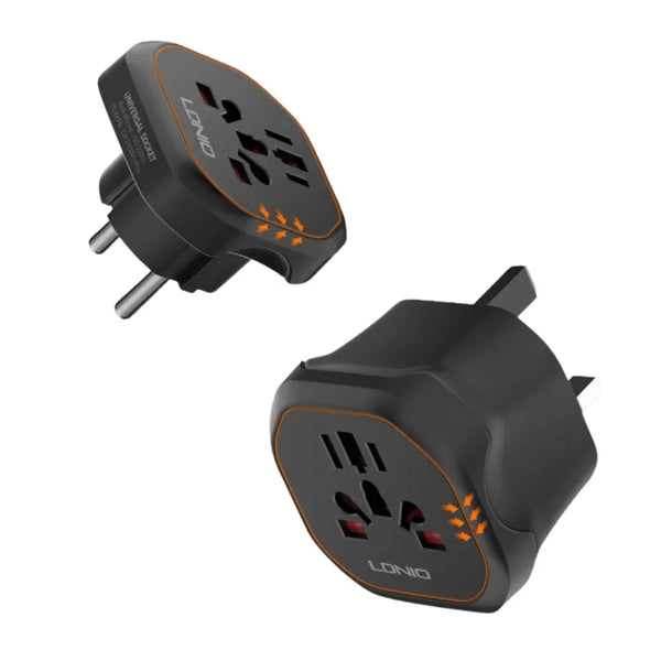LDNIO Z7 – Universal Travel Adapter with Built-In Power Strip - dynsol