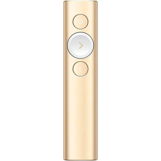 Logitech SPOTLIGHT Presentation Remote – Golden | Premium Wireless Presenter | Best Price in Pakistan | Dynsol.pk - dynsol