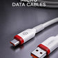 Login L-901 Oriv Micro Cable with Reinforced Connectors & Fast Charging Support