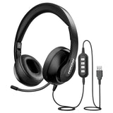MPOW BH224A Foldable USB Computer Headphones over Ear - dynsol