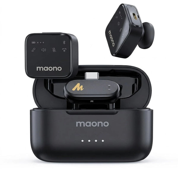 Maono Wave T1 Plus AI Wireless Lavalier Microphone Price in Pakistan | dynsol.pk 