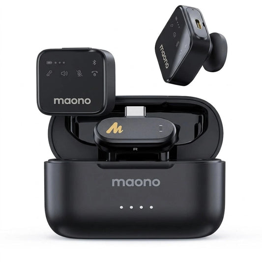 Maono Wave T1 Plus AI Wireless Lavalier Microphone Price in Pakistan | dynsol.pk 