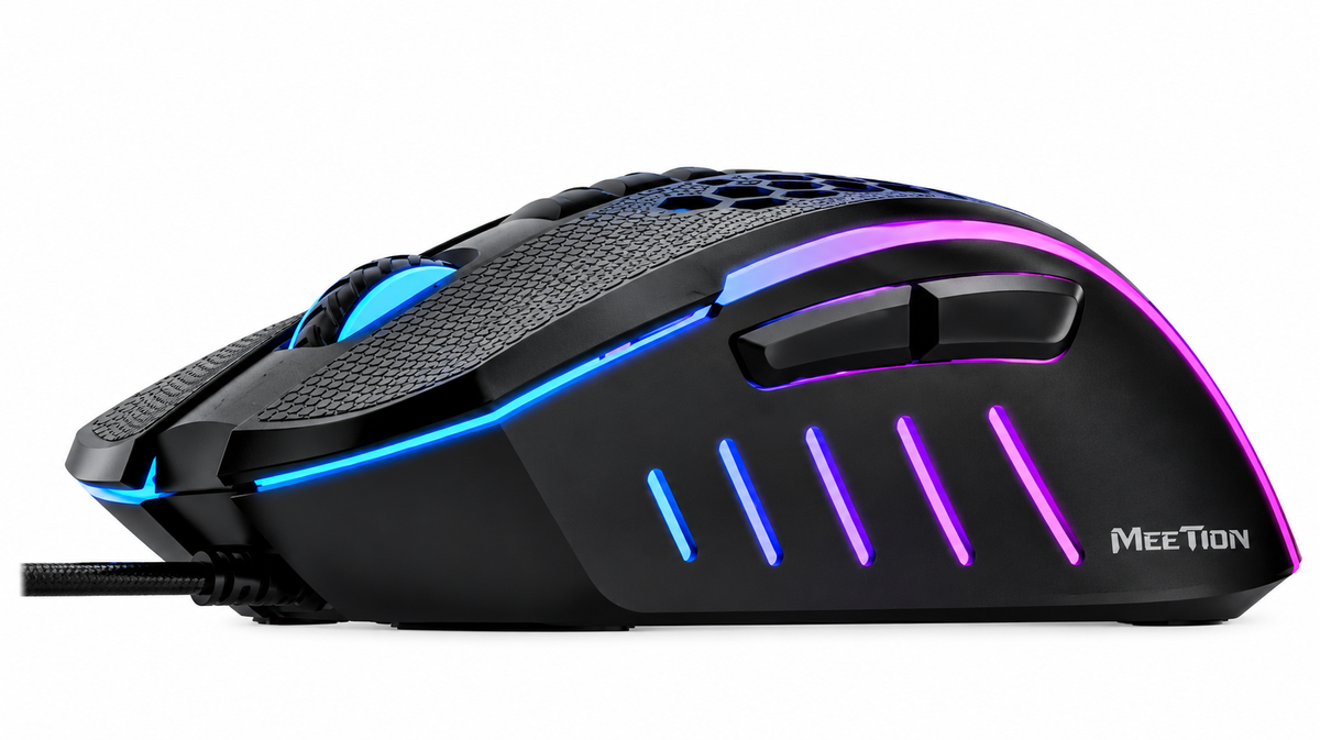 MEETION MT-GM015 Gaming Mouse – Adjustable DPI, RGB backlight