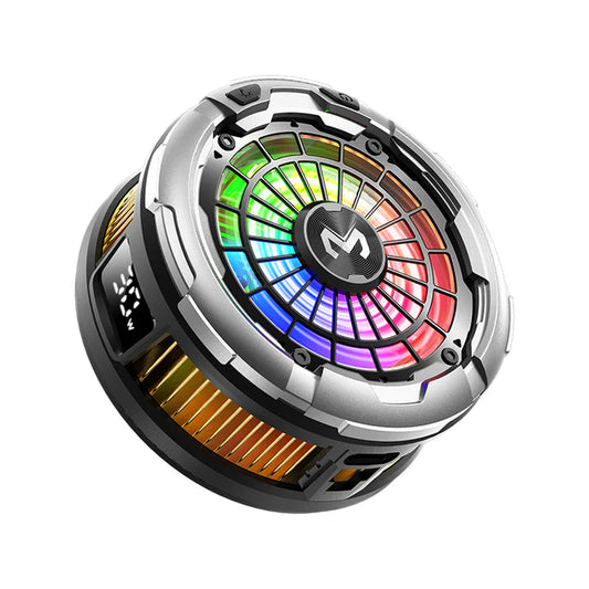 Memo CX26 30W magnetic RGB phone cooler with digital temperature display, back clip support and semiconductor gaming radiator/