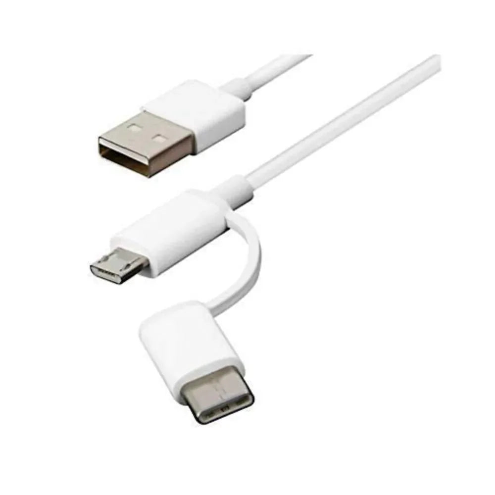 Mi 2 IN 1 USB Cable Micro USB To Type C (100CM) – Best Price in Pakistan | Dynsol.pk - dynsol