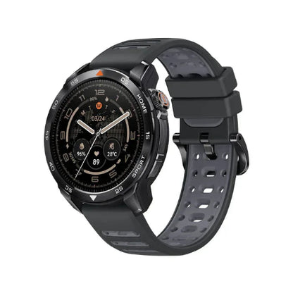 Mibro GS Pro 2 Dark Gray smartwatch angled side view