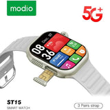 Modio ST15 Android Smartwatch (6GB + 128GB) | AMOLED Display, 4G SIM &amp; 360° Rotating Camera | Price in Pakistan | Dynsol.pk
