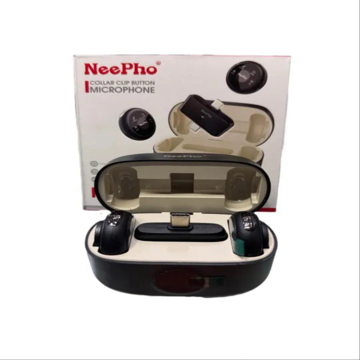 NeePho NP-57 Wireless Dual Microphone with Noise Reduction iOS &amp; Android Price in Pakistan | Dynsol.pk