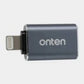 ONTEN OTN‑LT101 Lightning Male to USB‑A Female OTG Mini Adapter – Best Price in Pakistan | Dynsol.pk - dynsol