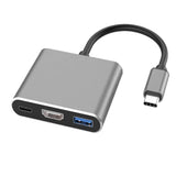 ONTEN 9175D USB TYPE-C TO 4K HDMI + USB 3.0 + PD HUB ADAPTER - dynsol