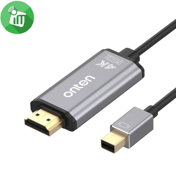 Onten 5130B Mini DisplayPort to 4K HDMI Cable – 1.8M | Best Price in Pakistan | Dynsol.pk