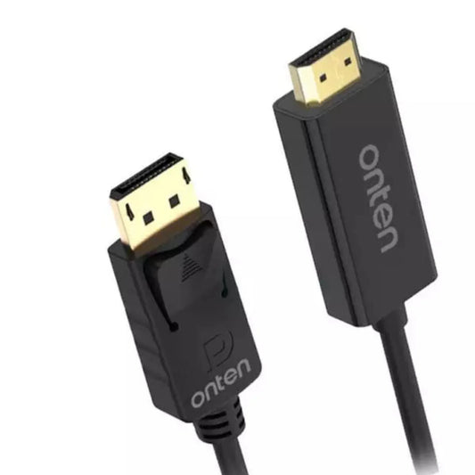 Onten DP303 DisplayPort Male to HDMI Male 4K 1.8m Cable – Best Price in Pakistan | Dynsol.pk - dynsol
