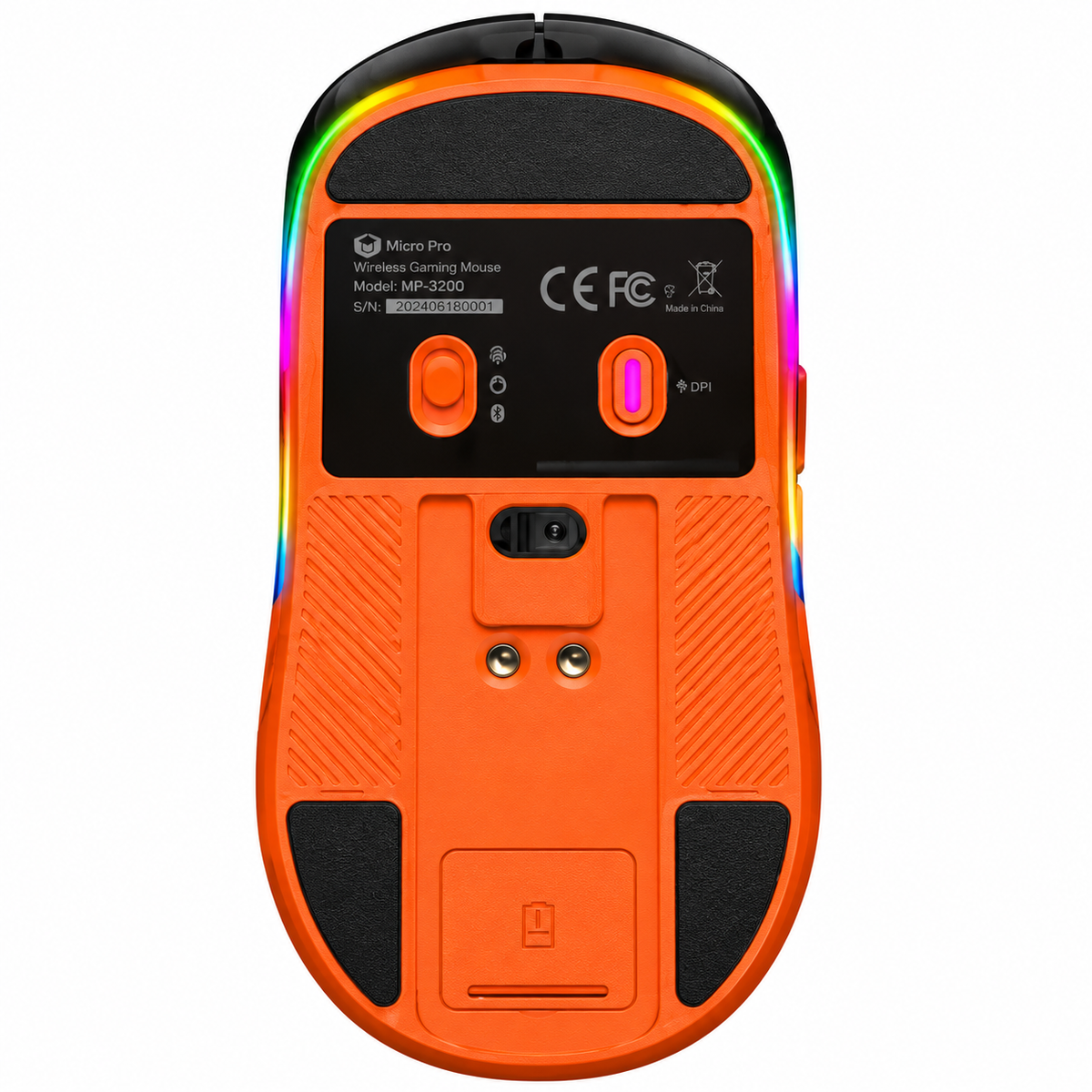 MEETION MT-GW38 Gaming Mouse – Three connection modes, Magnetic charging dock