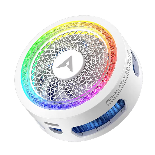 PIVA B3 25W RGB gaming phone cooler with magnetic clip for PUBG CODM and live streaming.