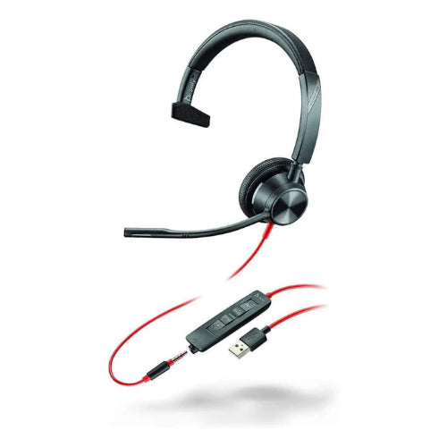 Poly Blackwire 3315 Price in Pakistan | USB + 3.5mm Single-Ear Headset | dynsol.pk