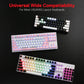 Redragon A130 Pudding Keycaps, 104 Keys Standard Doubleshot PBT Keycap - dynsol