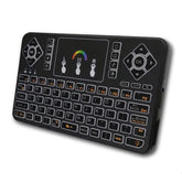 Mini Wireless Keyboard with Touchpad- Q9 (Backlit LED)