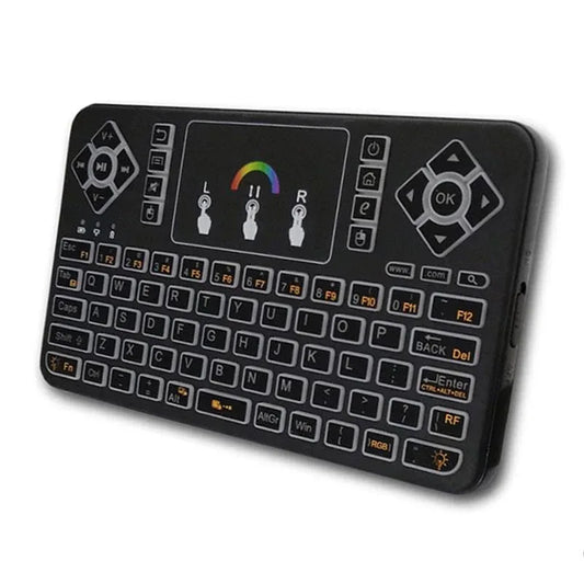 Mini Wireless Keyboard with Touchpad- Q9 (Backlit LED) - dynsol