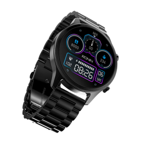 Ronin R-010 Luxe Metallic Finish Bluetooth Calling Smart Watch AMOLED