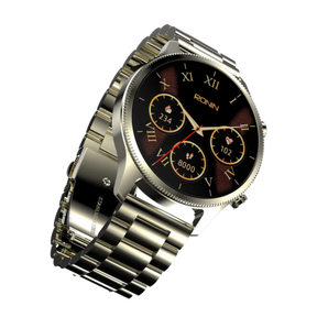 Ronin R-010 Luxe Metallic Finish Bluetooth Calling Smart Watch AMOLED