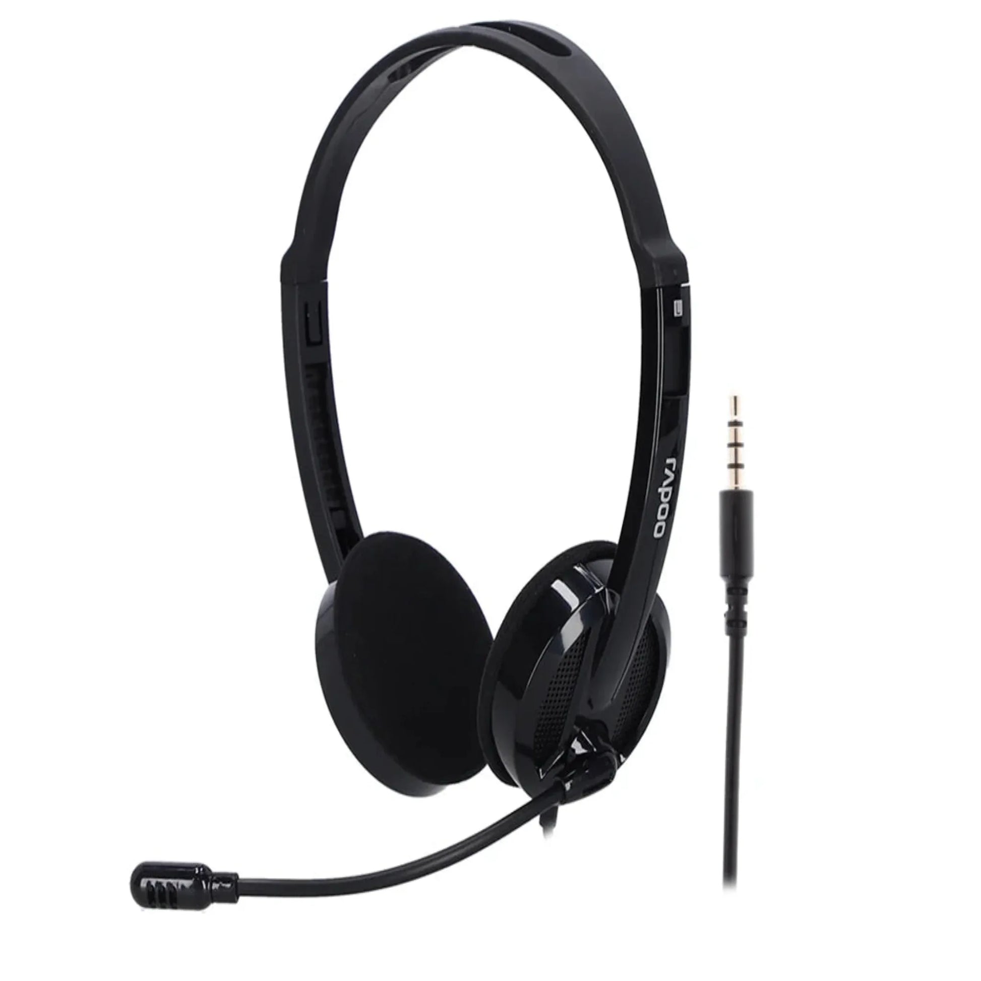 RAPOO H101 Wired Stereo Headset Black Price in Pakistan | dynsol.pk - dynsol