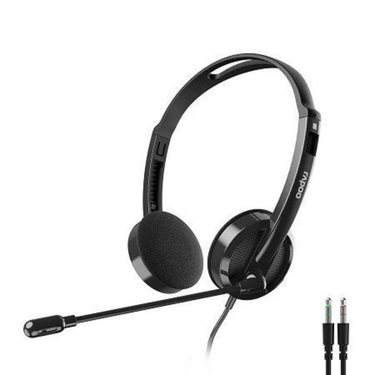 RAPOO H102 Wired Stereo Headset Black Price in Pakistan | dynsol.pk - dynsol